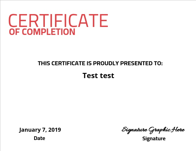 certificate>